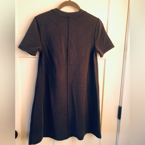 New Lululemon grey Softstreme short sleeve t-shirt relaxed mini dress A-line 0 - Picture 7 of 10